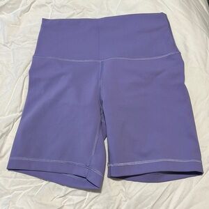 Lululemon Size 4 High Rise Biker Shorts